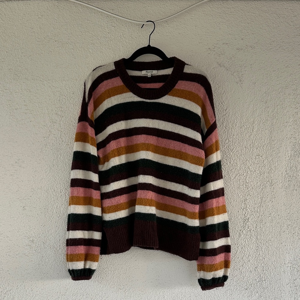 Madewell Striped Multicolor Women's Sweater